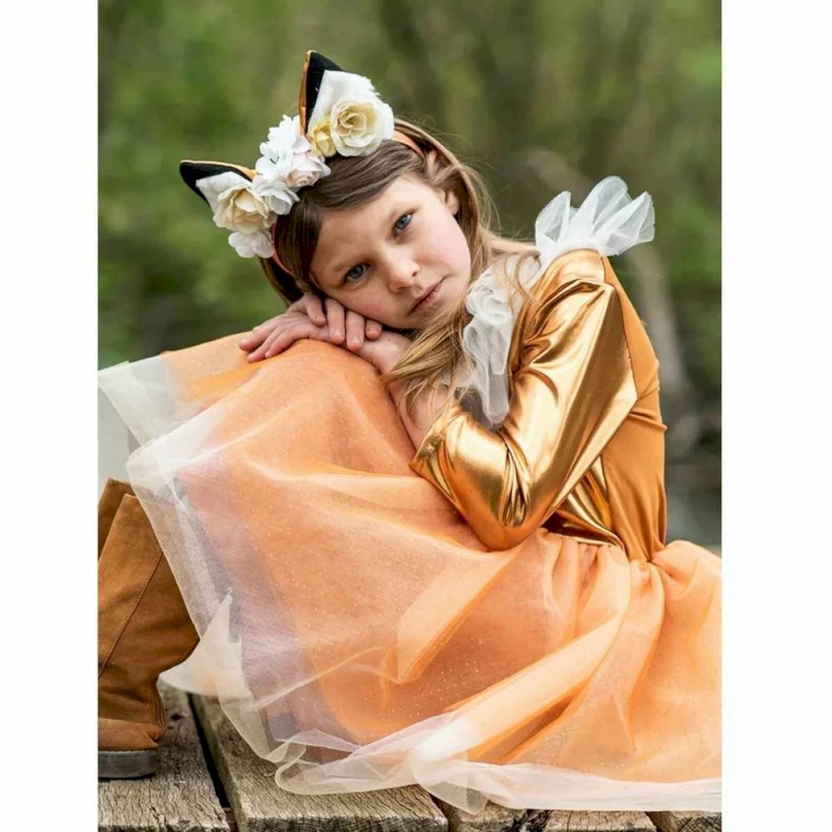 Déguisement de renard avec coiffe 5-6 ans