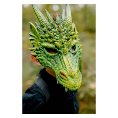 Masque de dragon vert