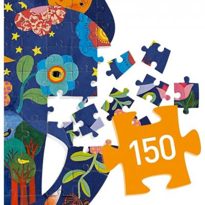 Puzz'art Eléphant Puzzle 150 pièces