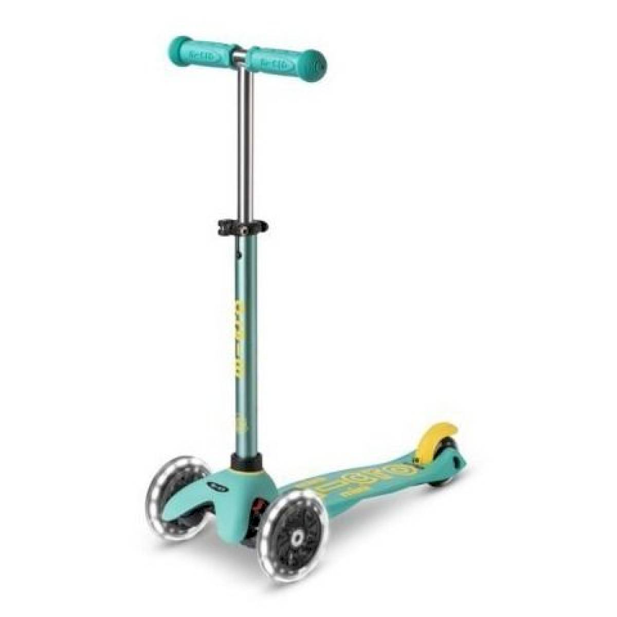 Trottinette 3 roues mini Micro Deluxe mint Led