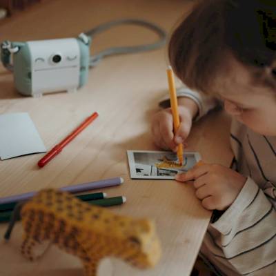 Recharge papier thermique autocollant pour appareil photo Kidyprint