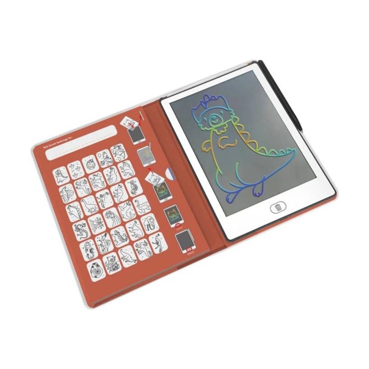 Mini tablette à dessin Kidydraw Dinos