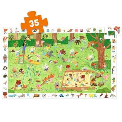 Puzzle d'Observation Le square des petits amis 35 pcs