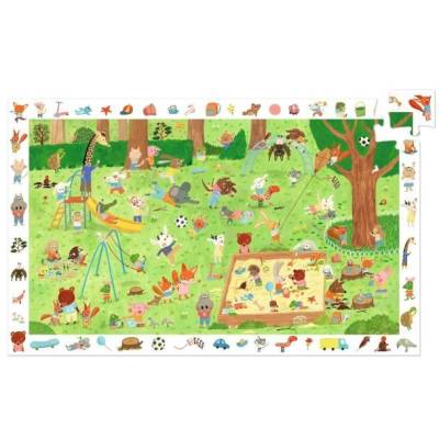 Puzzle d'Observation Le square des petits amis 35 pcs