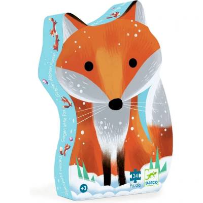 Puzzle silhouette Ginger petit renard 24 pièces