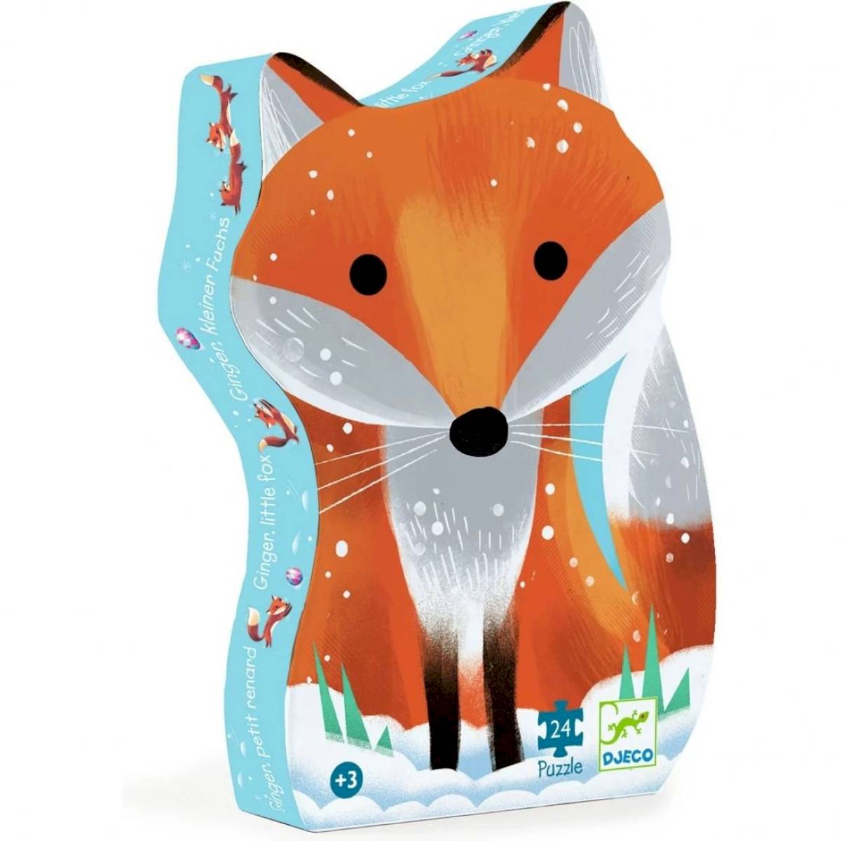 Puzzle silhouette Ginger petit renard 24 pièces