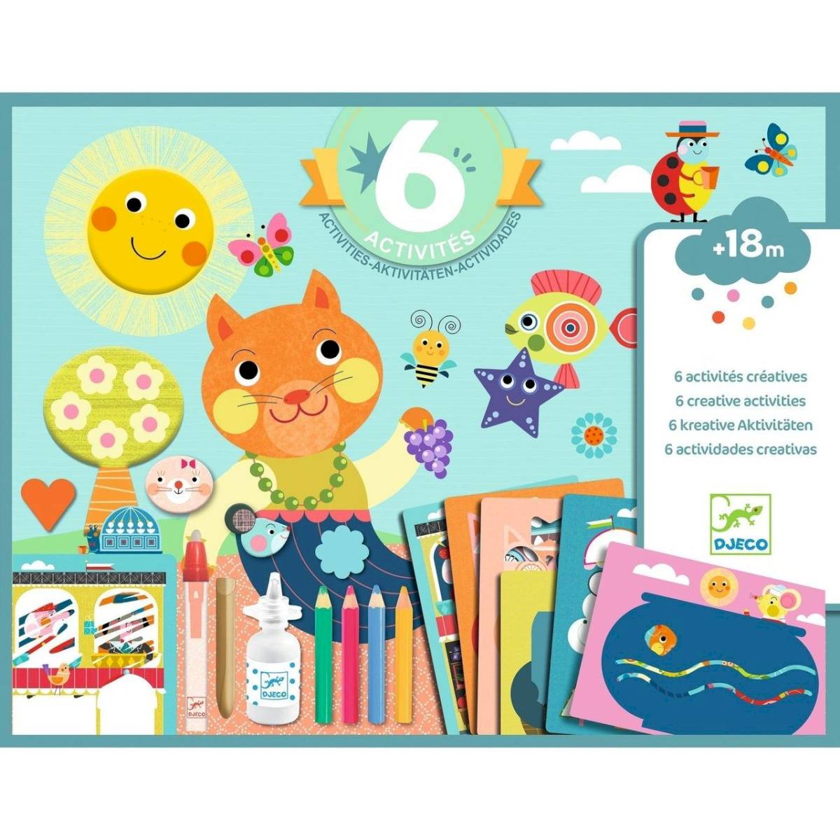 Coffret multi-activités Le chats et ses amis