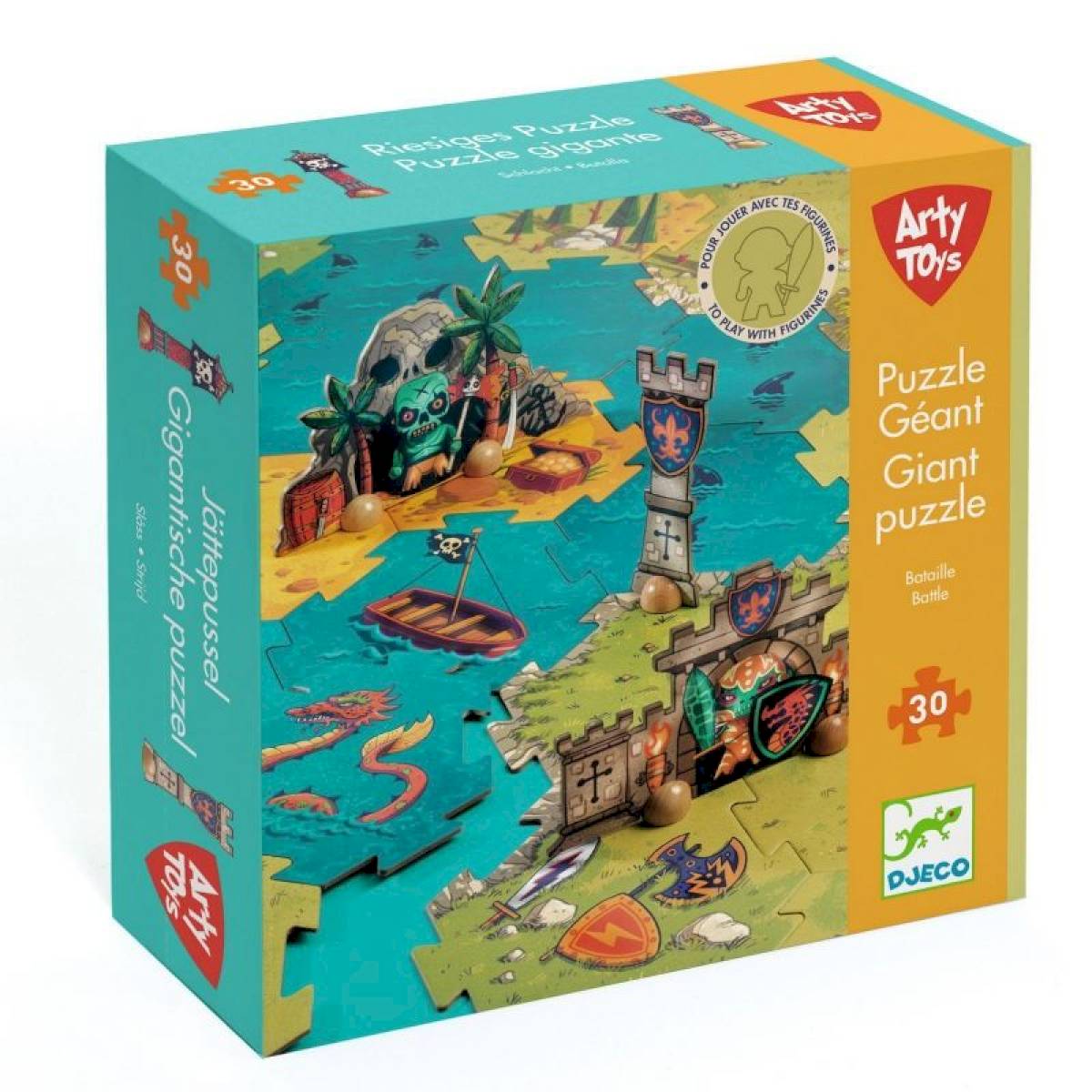 Puzzle géant Bataille 30 pièces