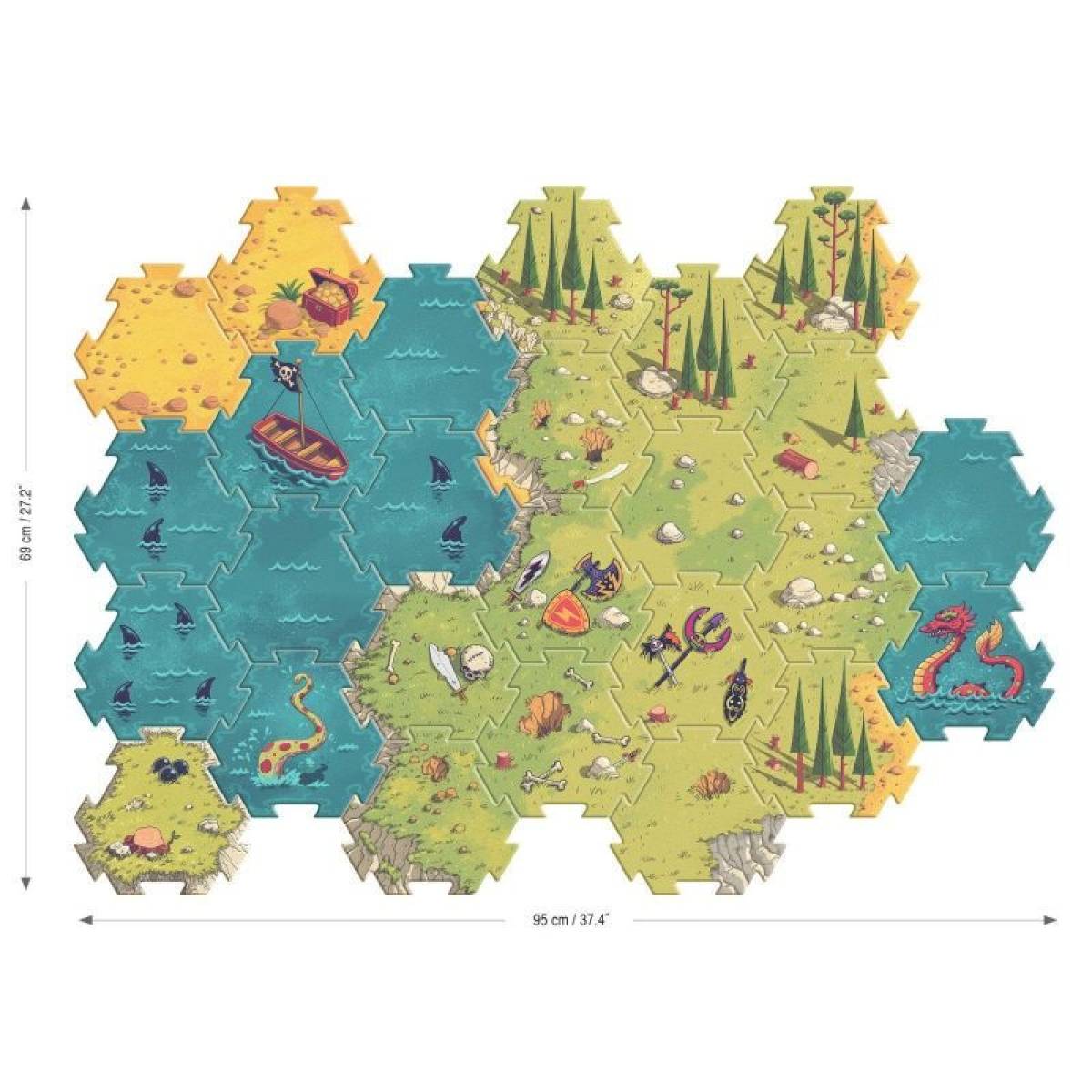 Puzzle géant Bataille 30 pièces