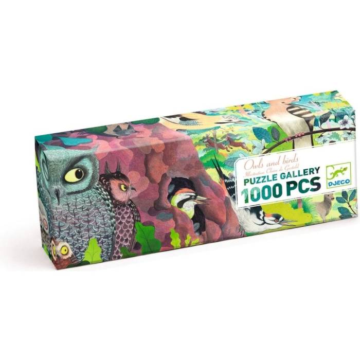Puzzle gallery Owls and birds 1000 pièces
