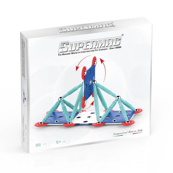 Construction magnétique Supermag Dynamics 66 pièces