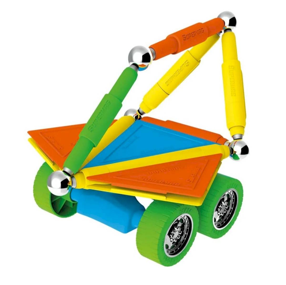 Construction magnétique Supermag Projects Wheels 30 pièces