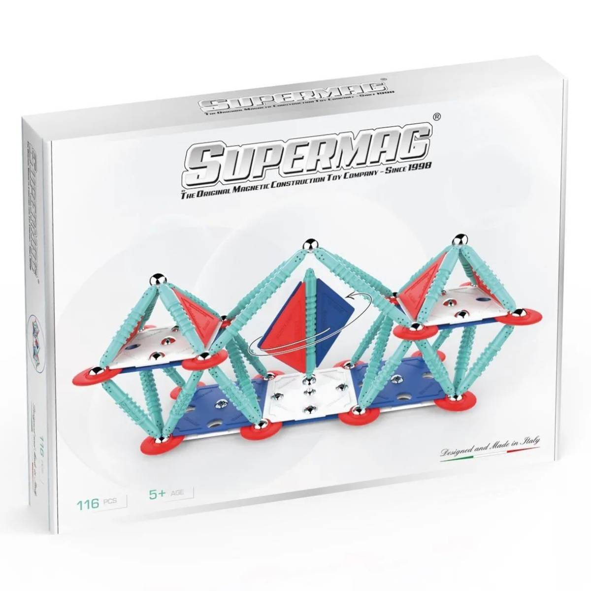 Construction magnétique Supermag Dynamics 116 pièces