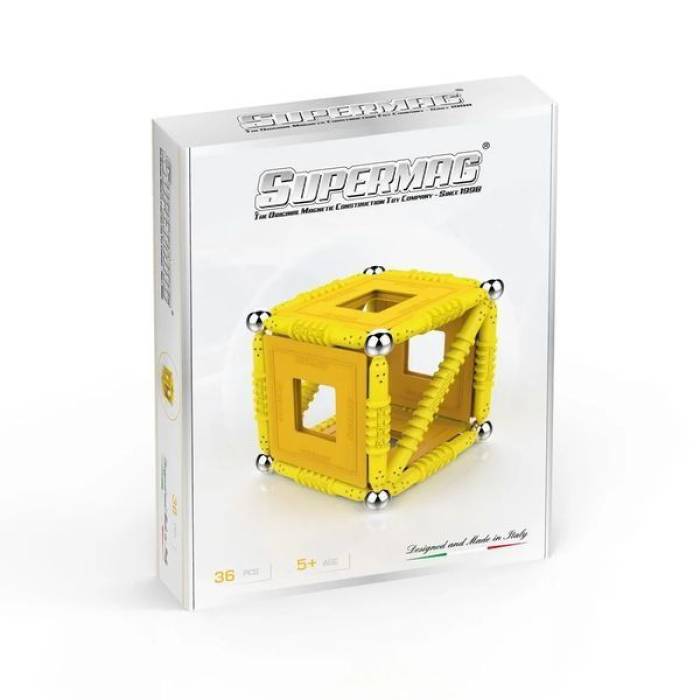 Construction magnétique Supermag Geometry 36 pièces