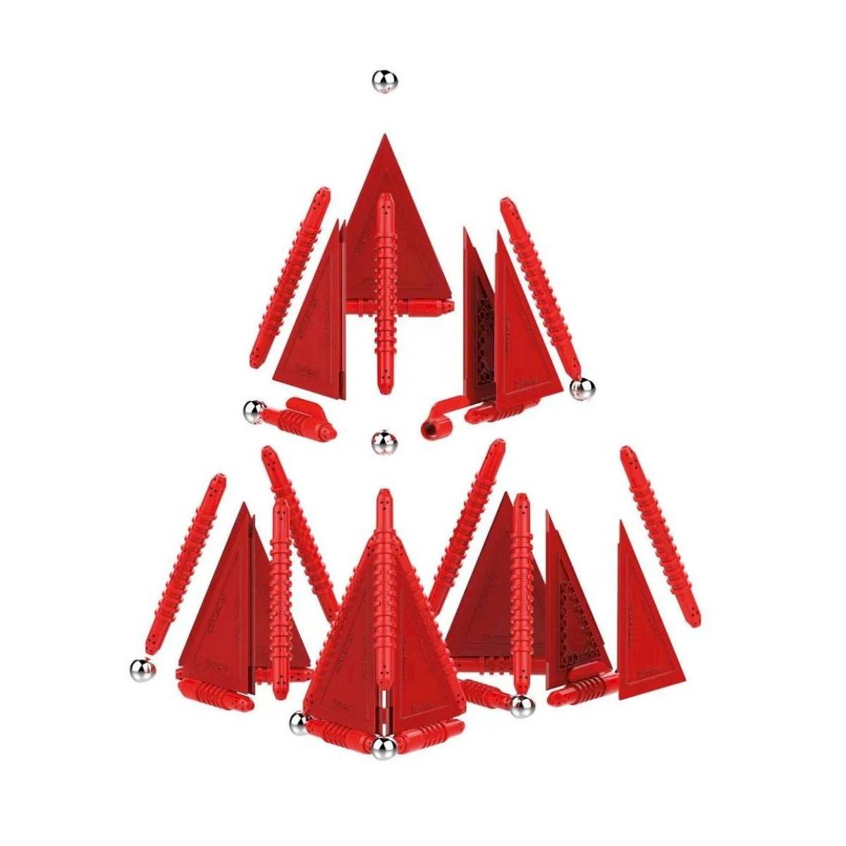 Construction magnétique Supermag Geometry 70 pièces