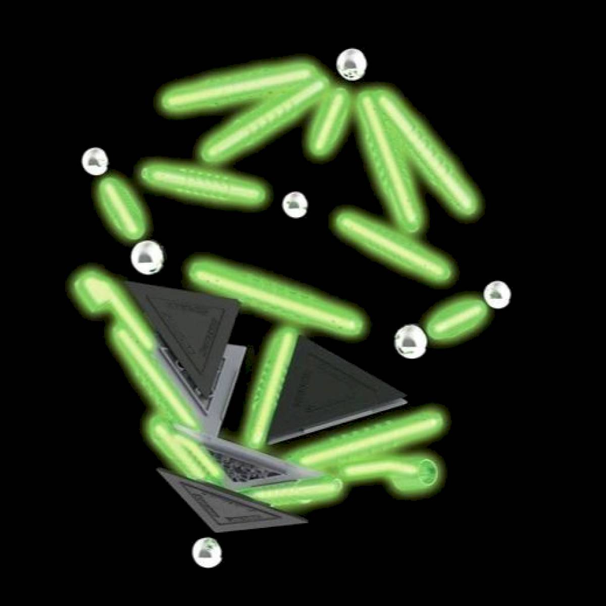 Construction magnétique Supermag Geometry Glow 37 pièces