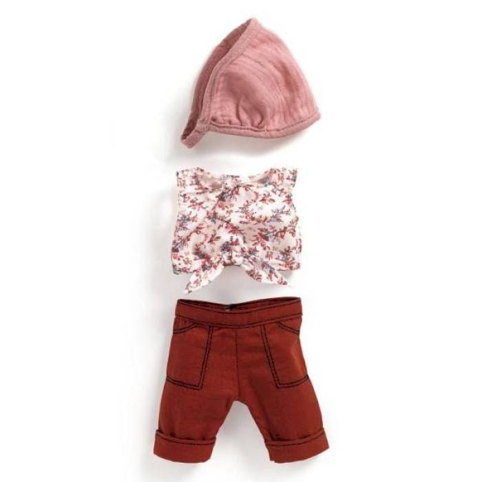 Vêtements de poupée Tenue Burgundy Pomea