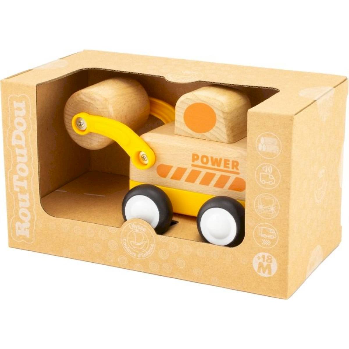 Mini camion rouleau compresseur Routoudou