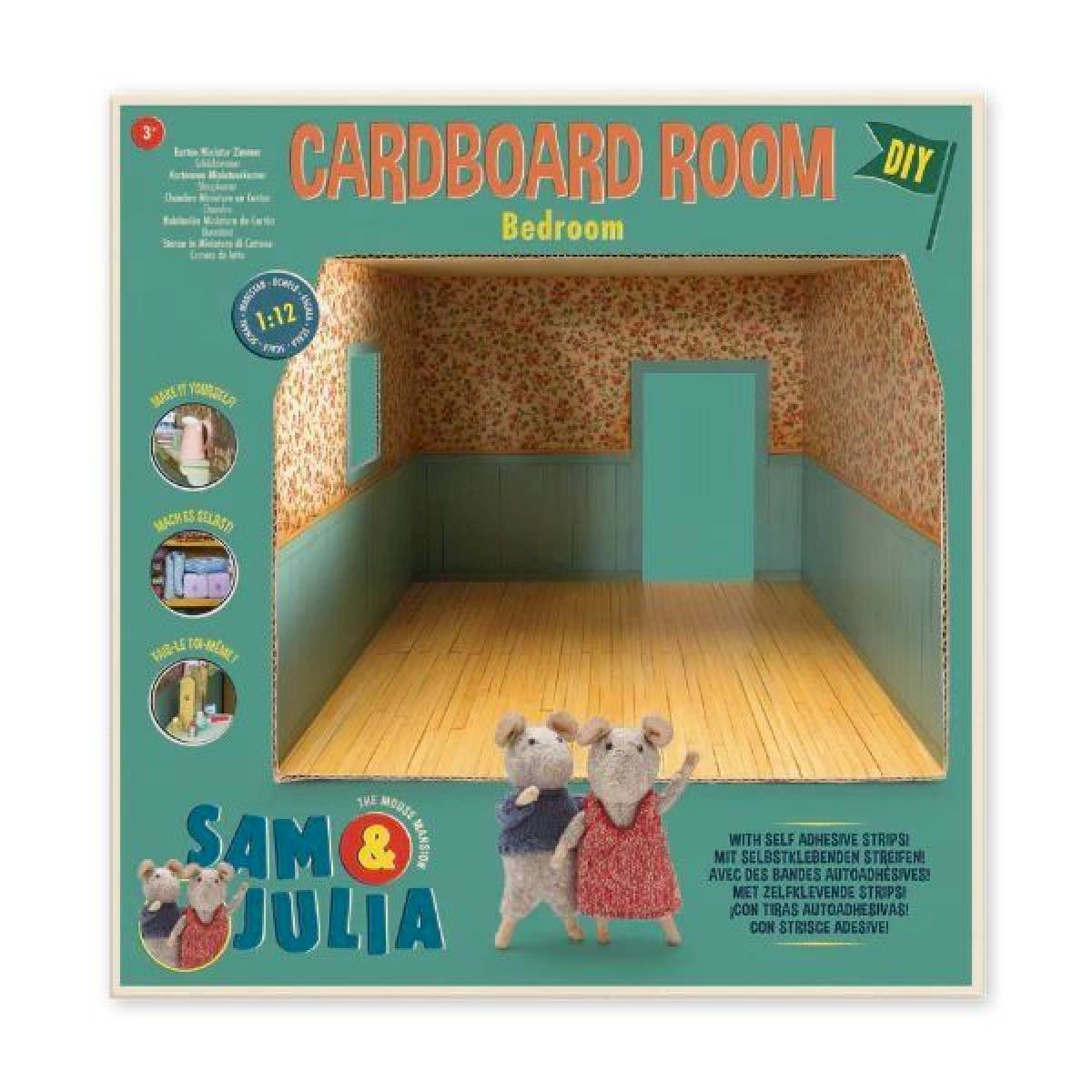 Chambre en carton - Sam et Julia