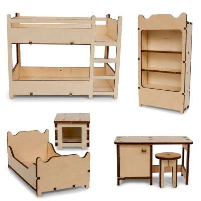 Kit de meubles pour la chambre d'enfant - Sam et Julia