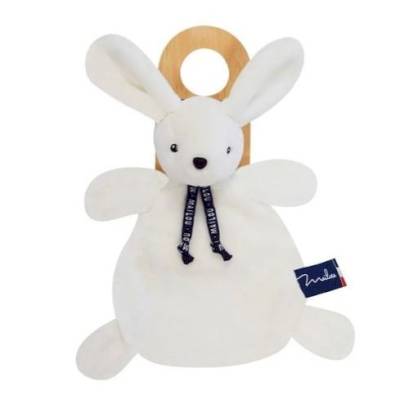 Doudou Lapin Dorlotin blanc