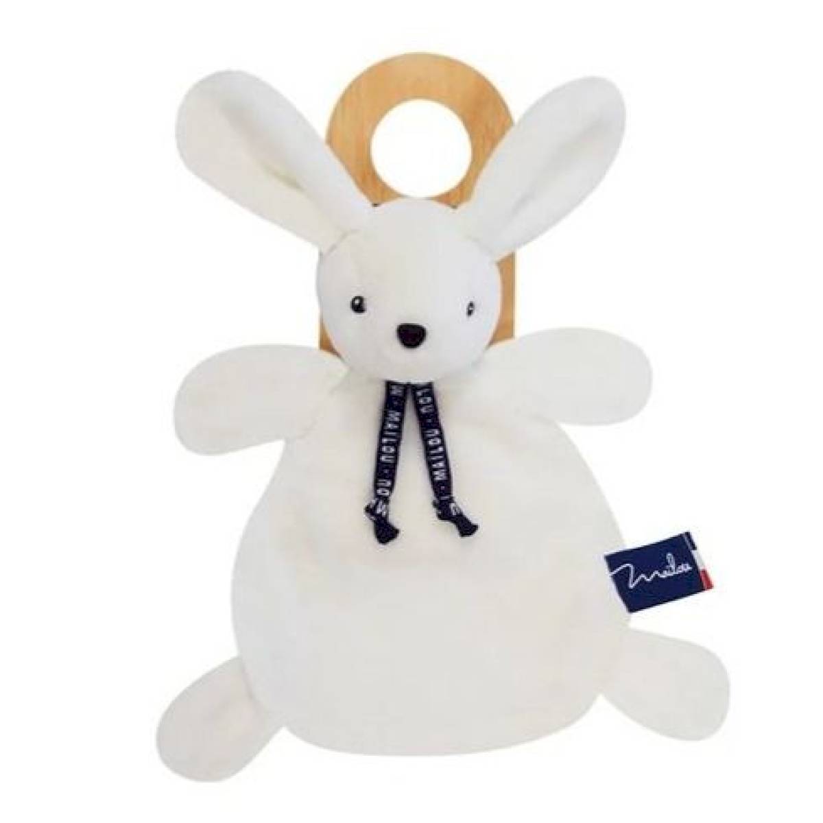 Doudou Lapin Dorlotin blanc