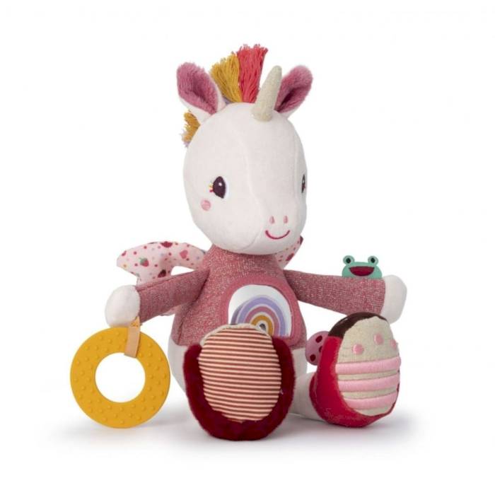 Peluche multi-activités Lena la licorne