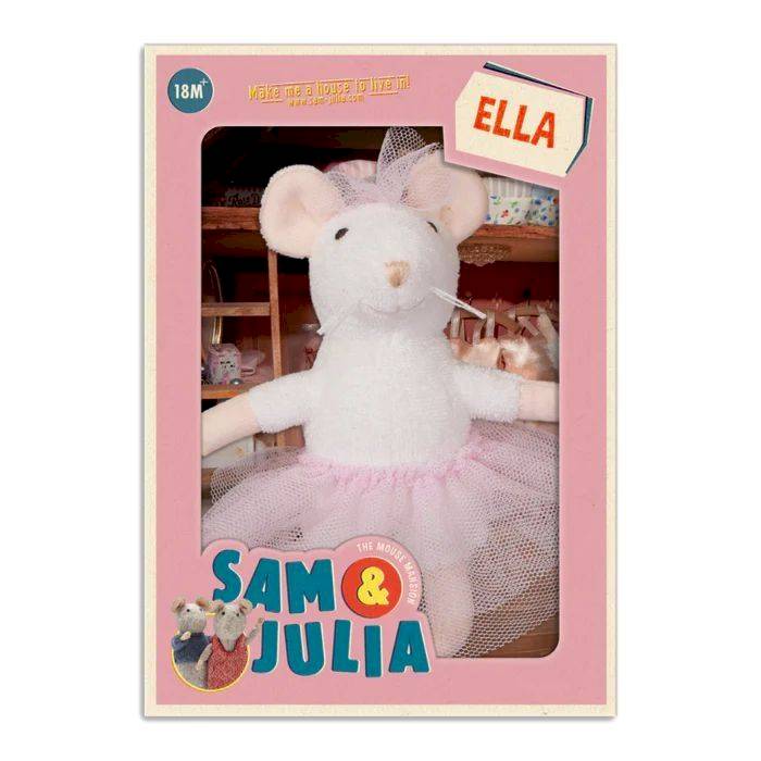 Peluche souris Ella - Sam et Julia