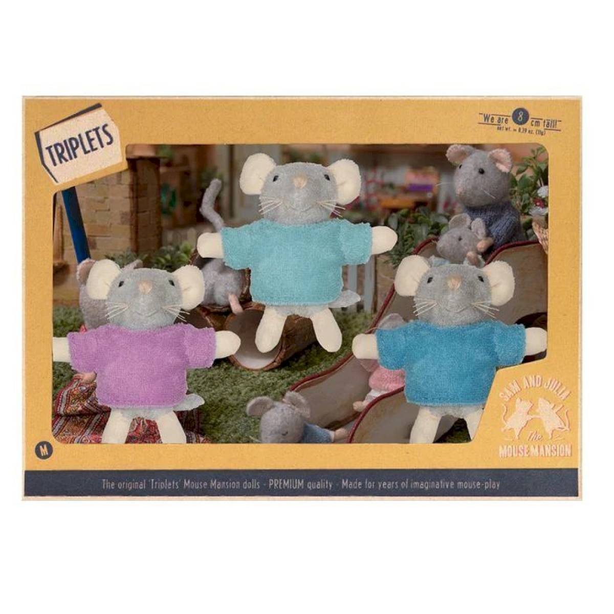 Peluches souris Les Triplés - Sam et Julia