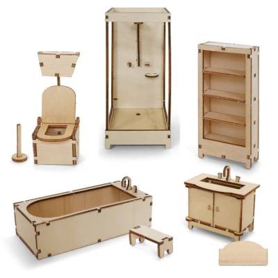 Kit de meubles pour la salle de bain - Sam et Julia