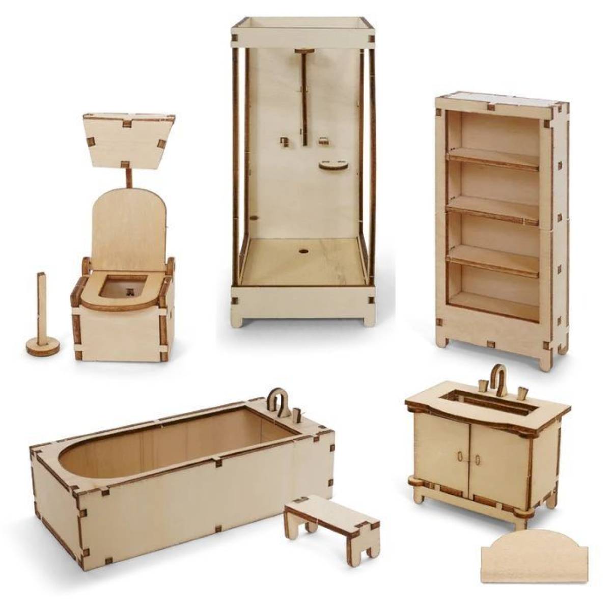 Kit de meubles pour la salle de bain - Sam et Julia