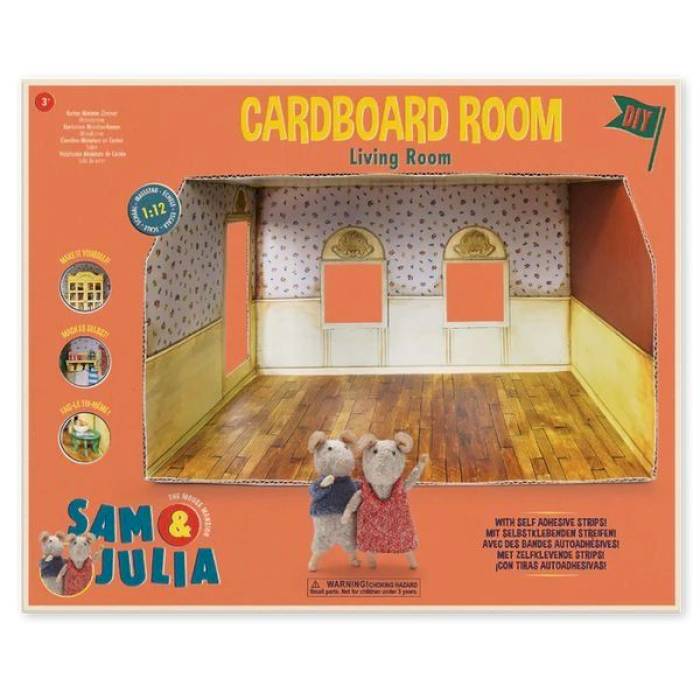 Salon en carton - Sam et Julia
