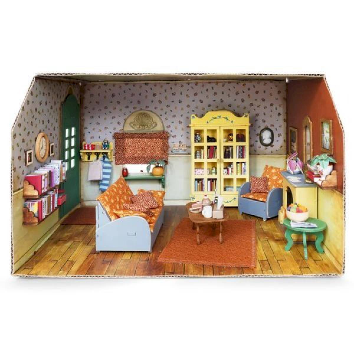 Salon en carton - Sam et Julia