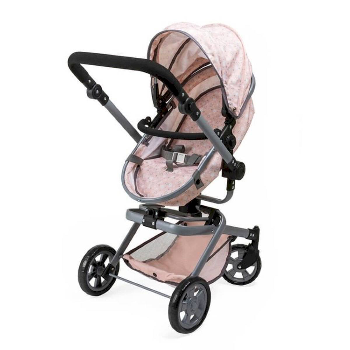 Poussette pour poupée Rainbow 2 en 1