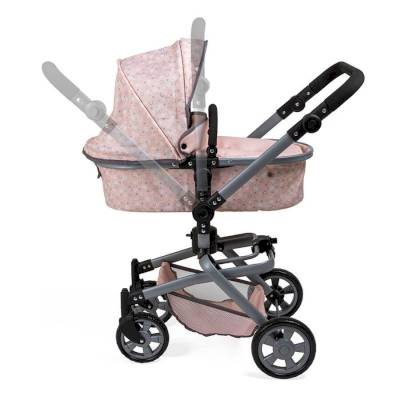 Poussette pour poupée Rainbow 2 en 1