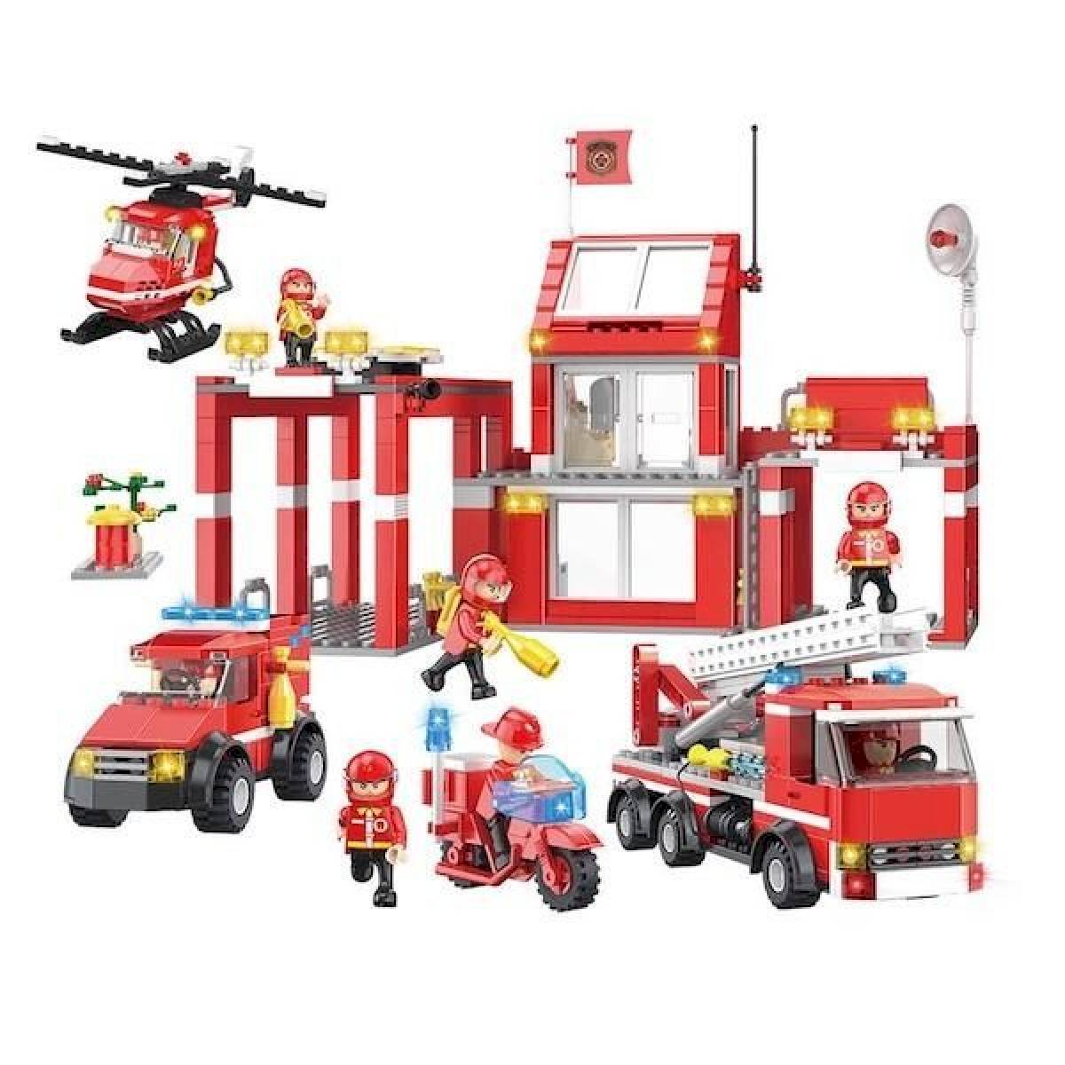 Blocs de construction Caserne de Pompiers 827 pièces