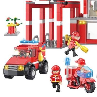 Blocs de construction Caserne de Pompiers 827 pièces