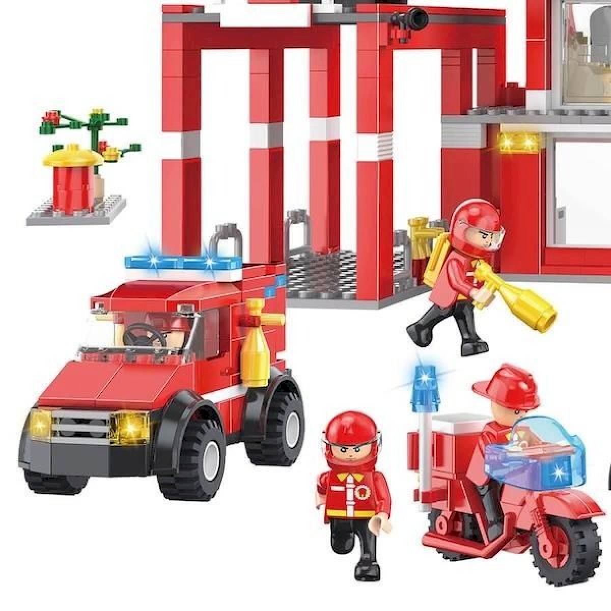 Blocs de construction Caserne de Pompiers 827 pièces