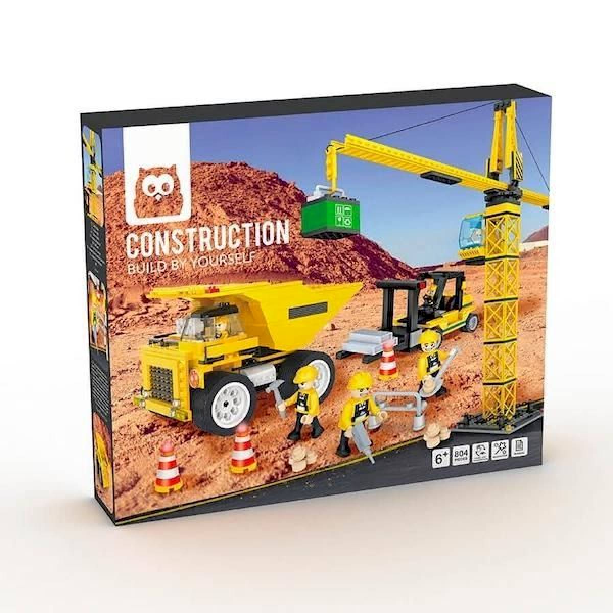 Blocs de construction Engins de chantier 804 pièces