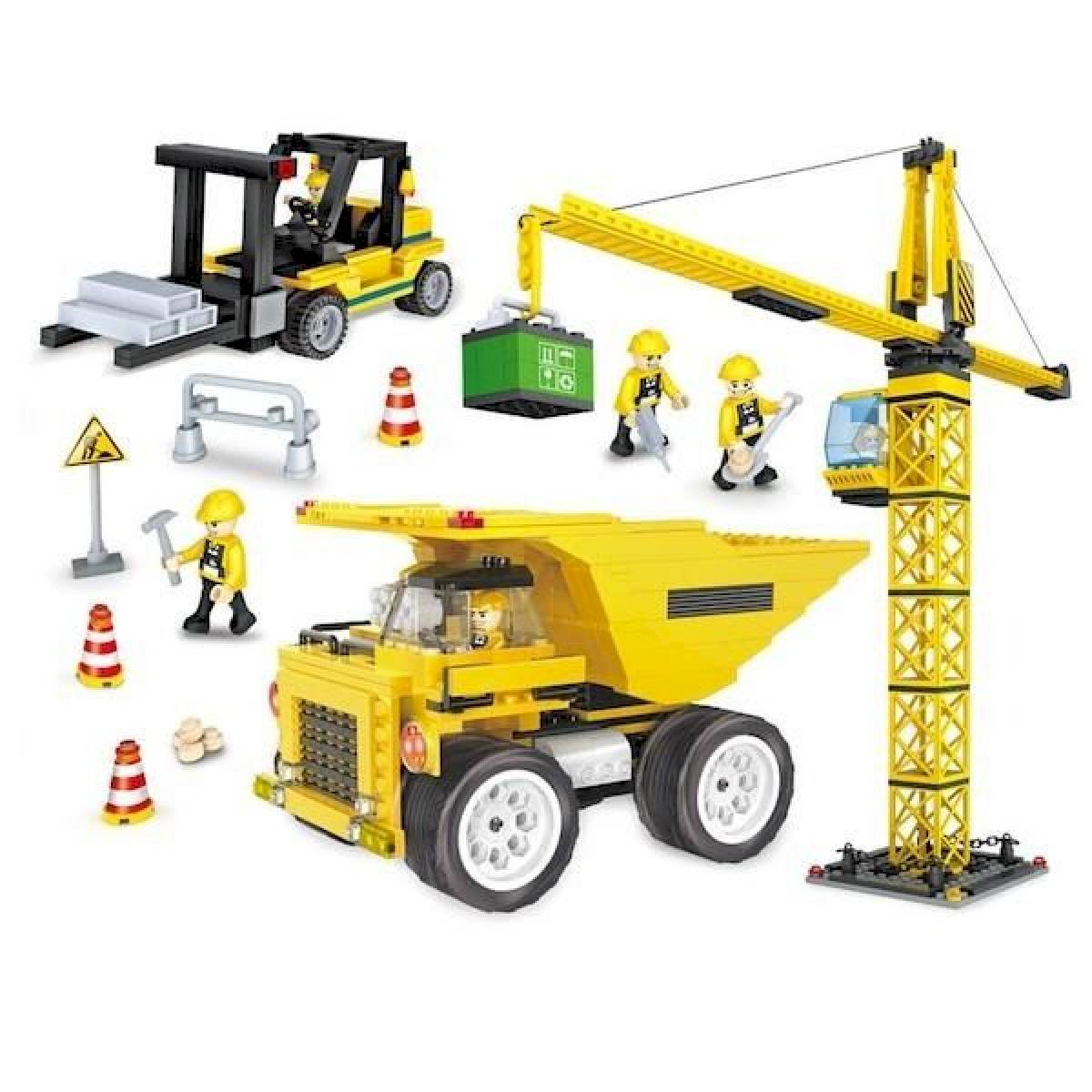 Blocs de construction Engins de chantier 804 pièces