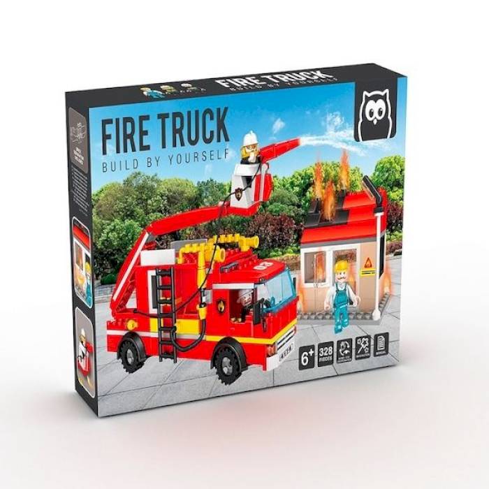 Blocs de construction Camion de pompiers 328 pièces