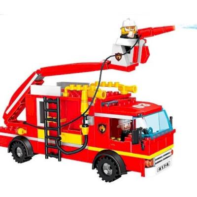 Blocs de construction Camion de pompiers 328 pièces