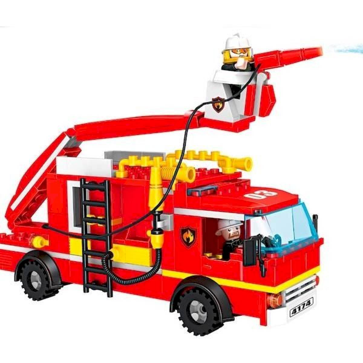 Blocs de construction Camion de pompiers 328 pièces