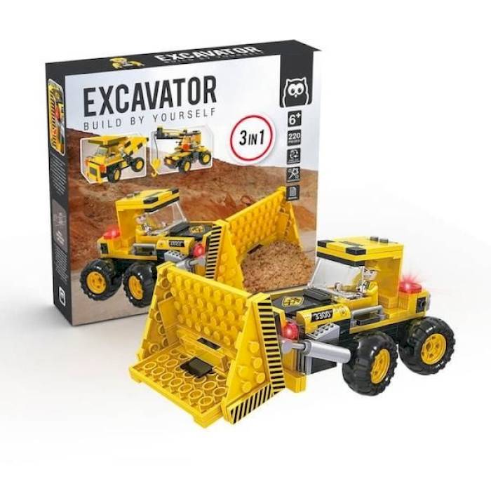Blocs de construction Engins de chantier 220 pièces