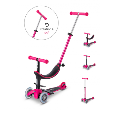 Trottinette évolutive mini micro 3 en 1 révolution rouge(dupliqué)