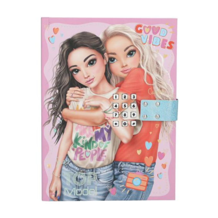 Journal intime à code secret Good Vibes