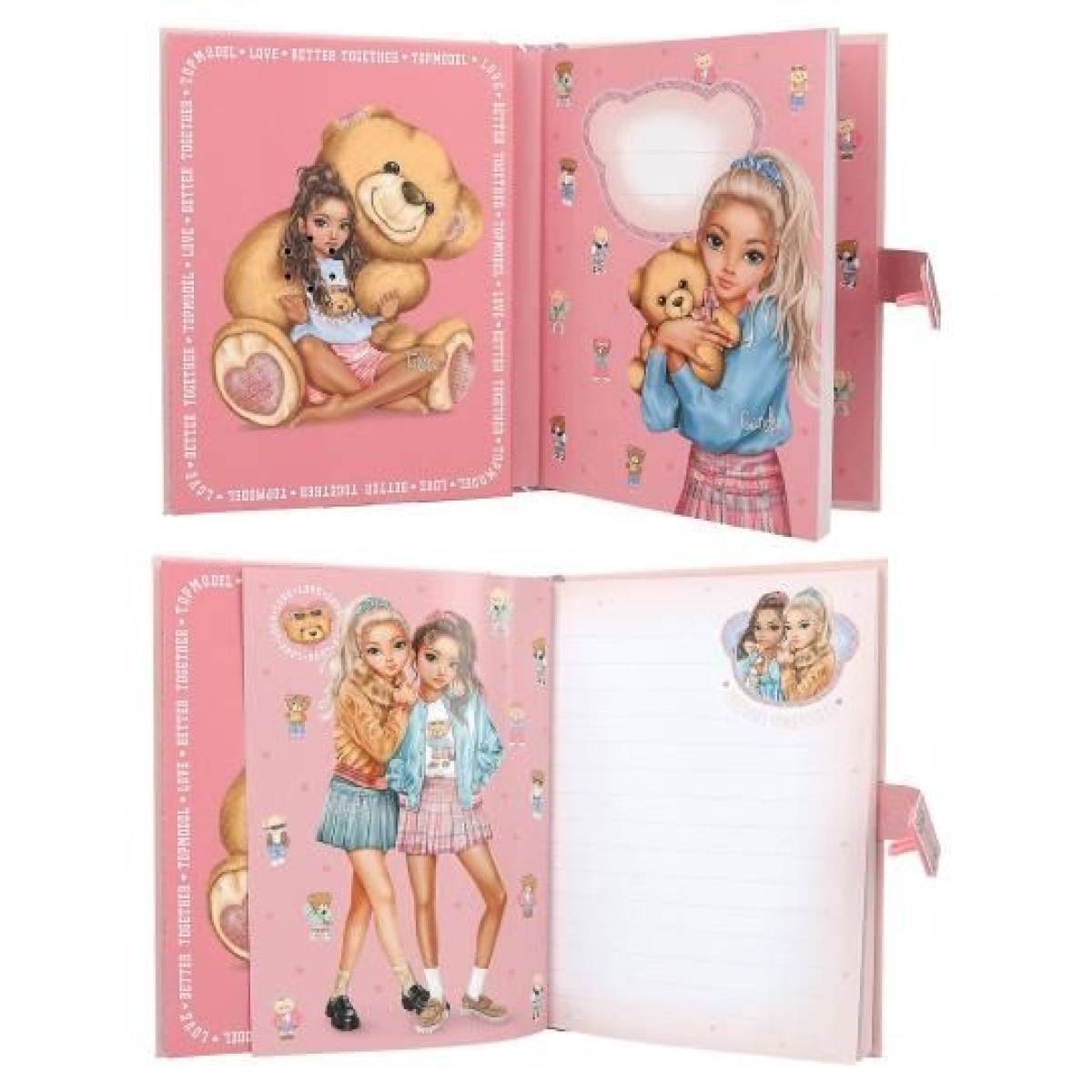 Journal intime à code secret Team Teddy