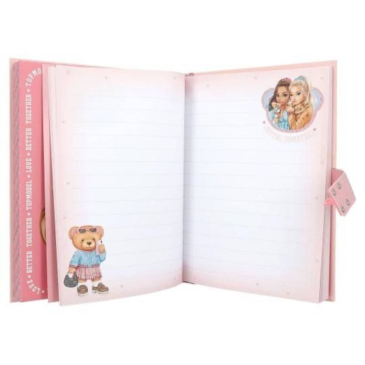 Journal intime à code secret Team Teddy