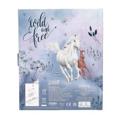 Journal intime à code secret Miss Melody Wild and Free
