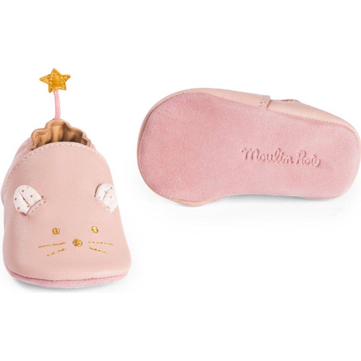 Chaussons cuir Souris La petite école de danse 0-6 mois(dupliqué)